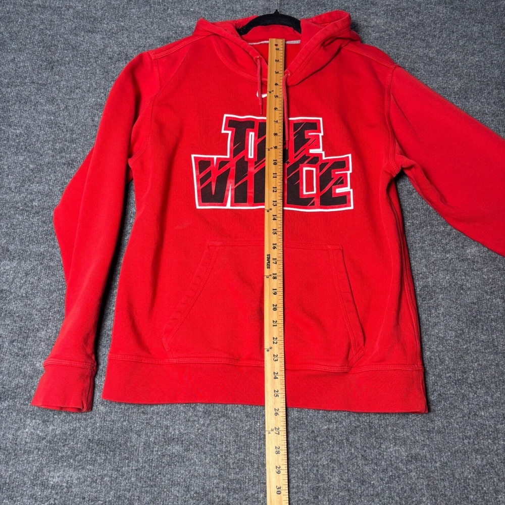 Nike Hoodie Mens Small Red The Ville Jason Graphic Pullover 598437-657 - Picture 8 of 16